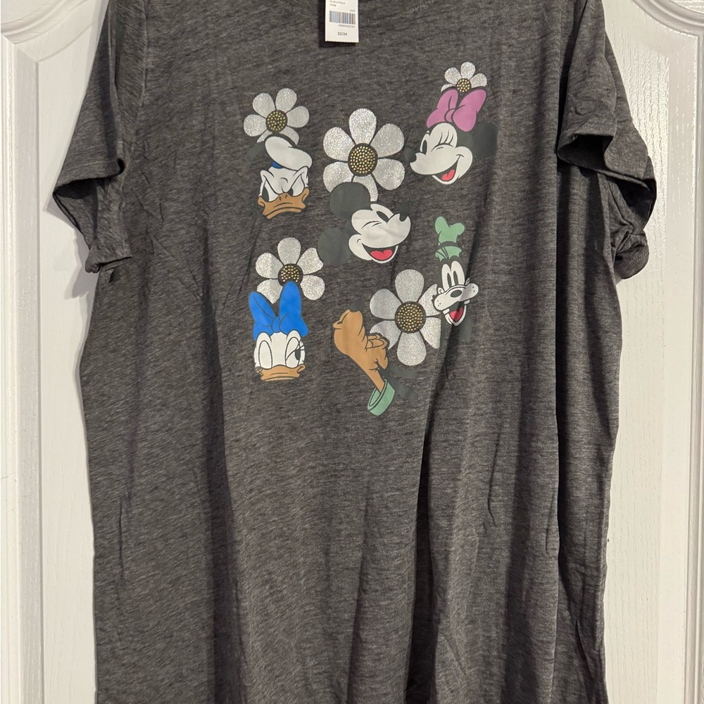 NWT-Rhinestone Mickey & Friends Graphic Tee - Picture 6 of 9